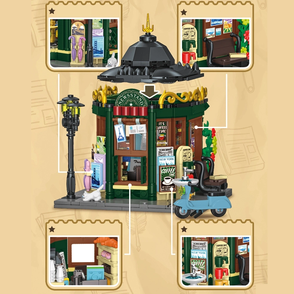 MORK 20309 French News Kiosk Modular Buildings