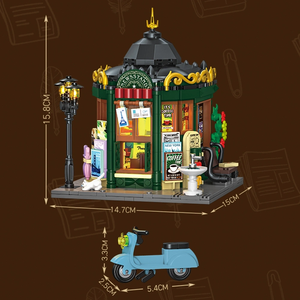 MORK 20309 French News Kiosk Modular Buildings