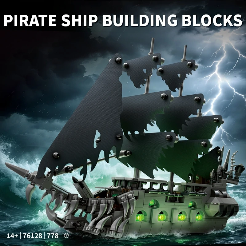 LeYi 76128 The Flying Dutchman Pirates