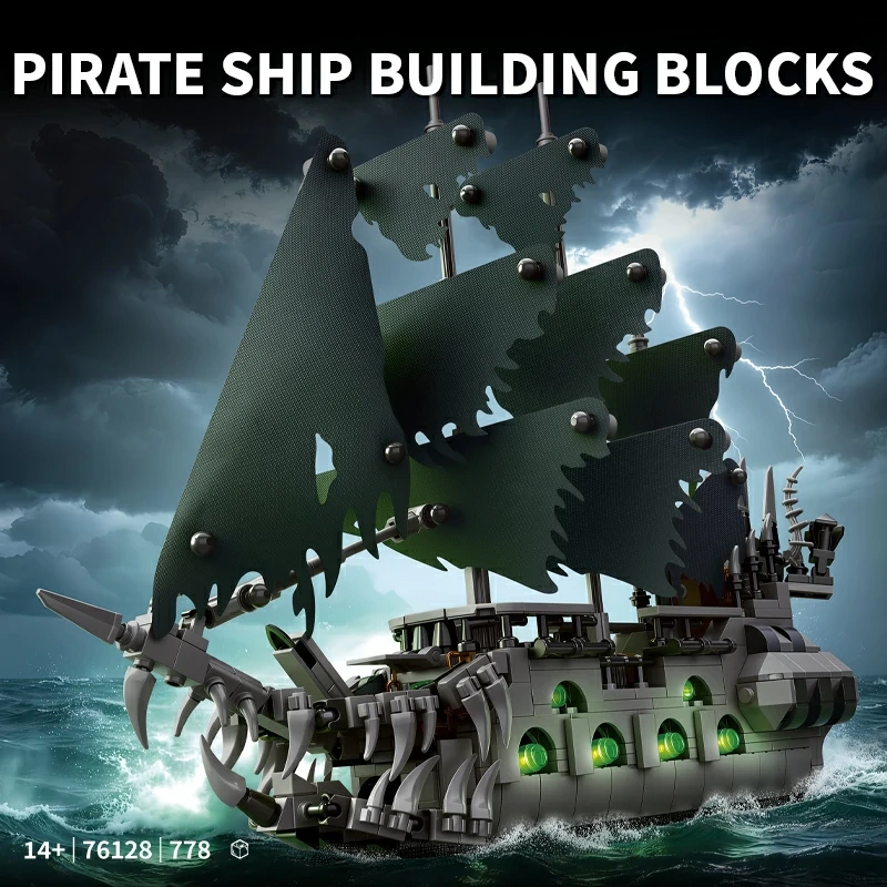 LeYi 76128 The Flying Dutchman Pirates