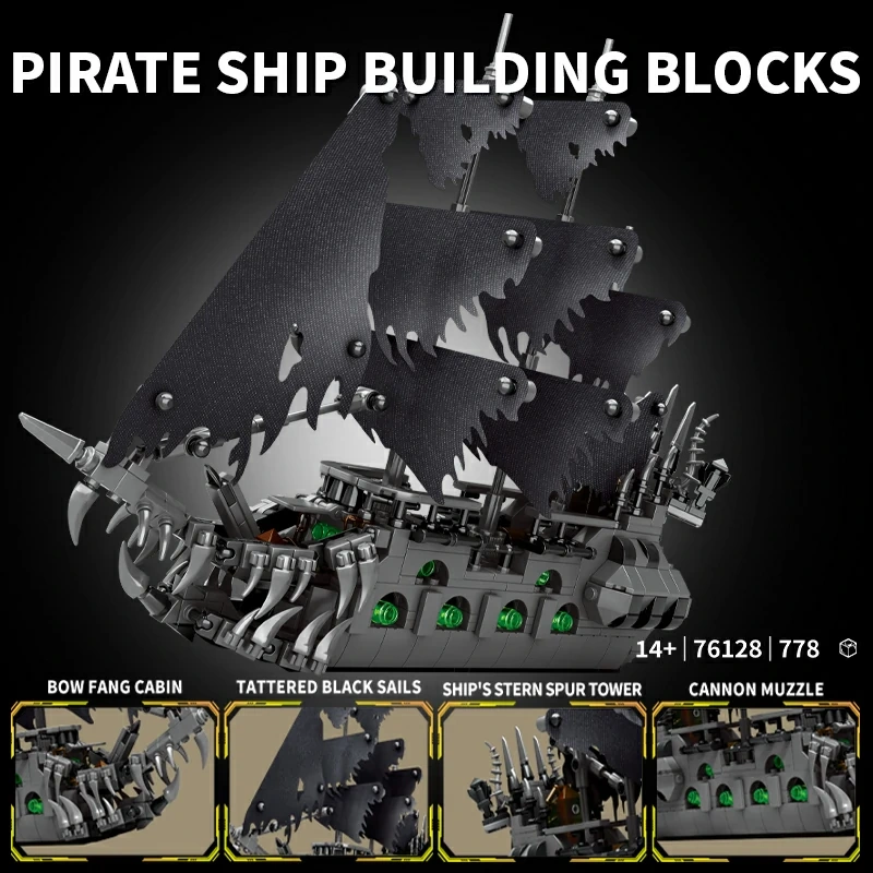 LeYi 76128 The Flying Dutchman Pirates