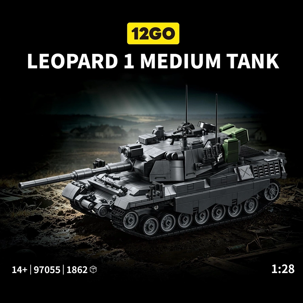 12GO 97055 Leopard 1 Medium Tank 1:28 Military