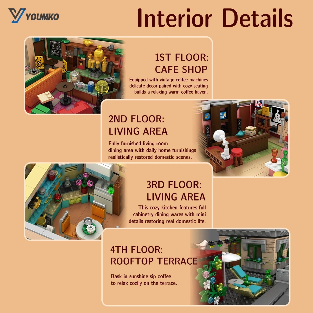 Youmko YM1002 Vintage Coffee Nook Modular Buildings