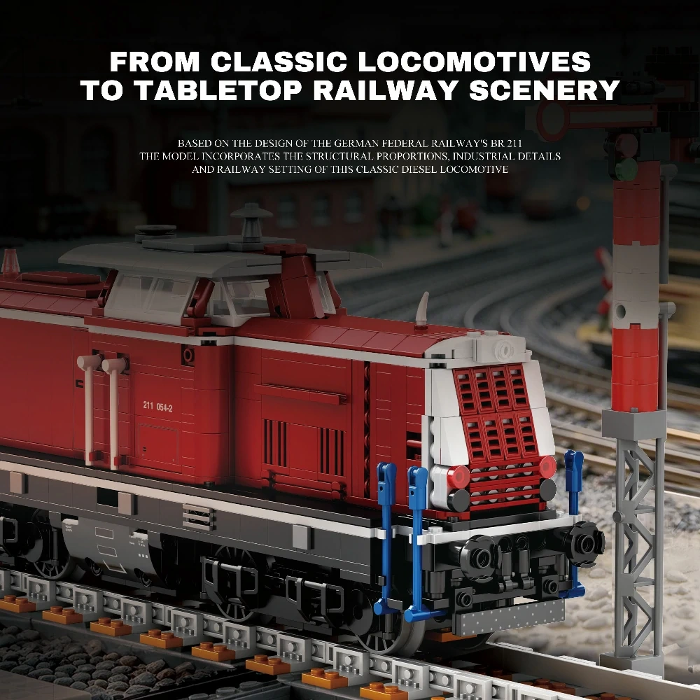 Reobrix 66808 BR 211 DB Steam Locomotive Technic