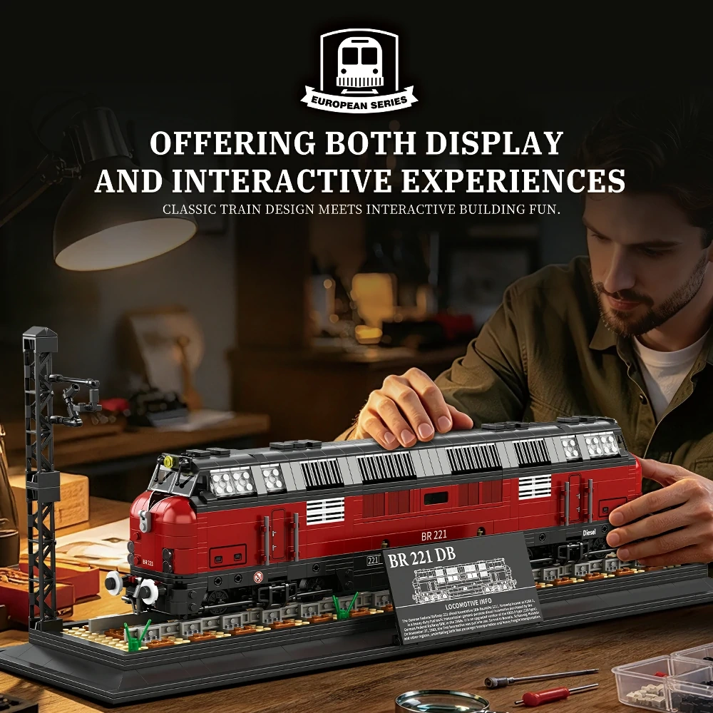 Reobrix 66809 BR 221 DB Train Technic