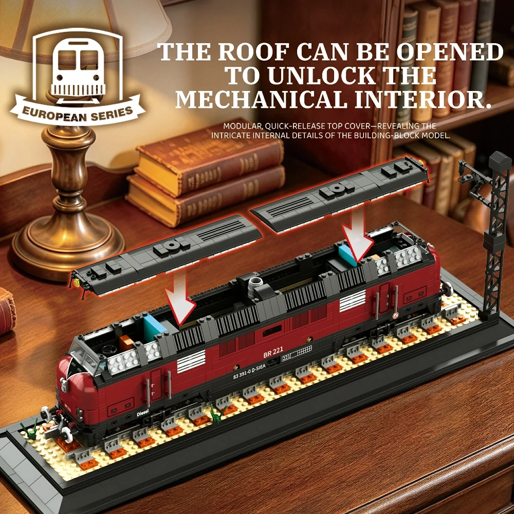 Reobrix 66809 BR 221 DB Train Technic