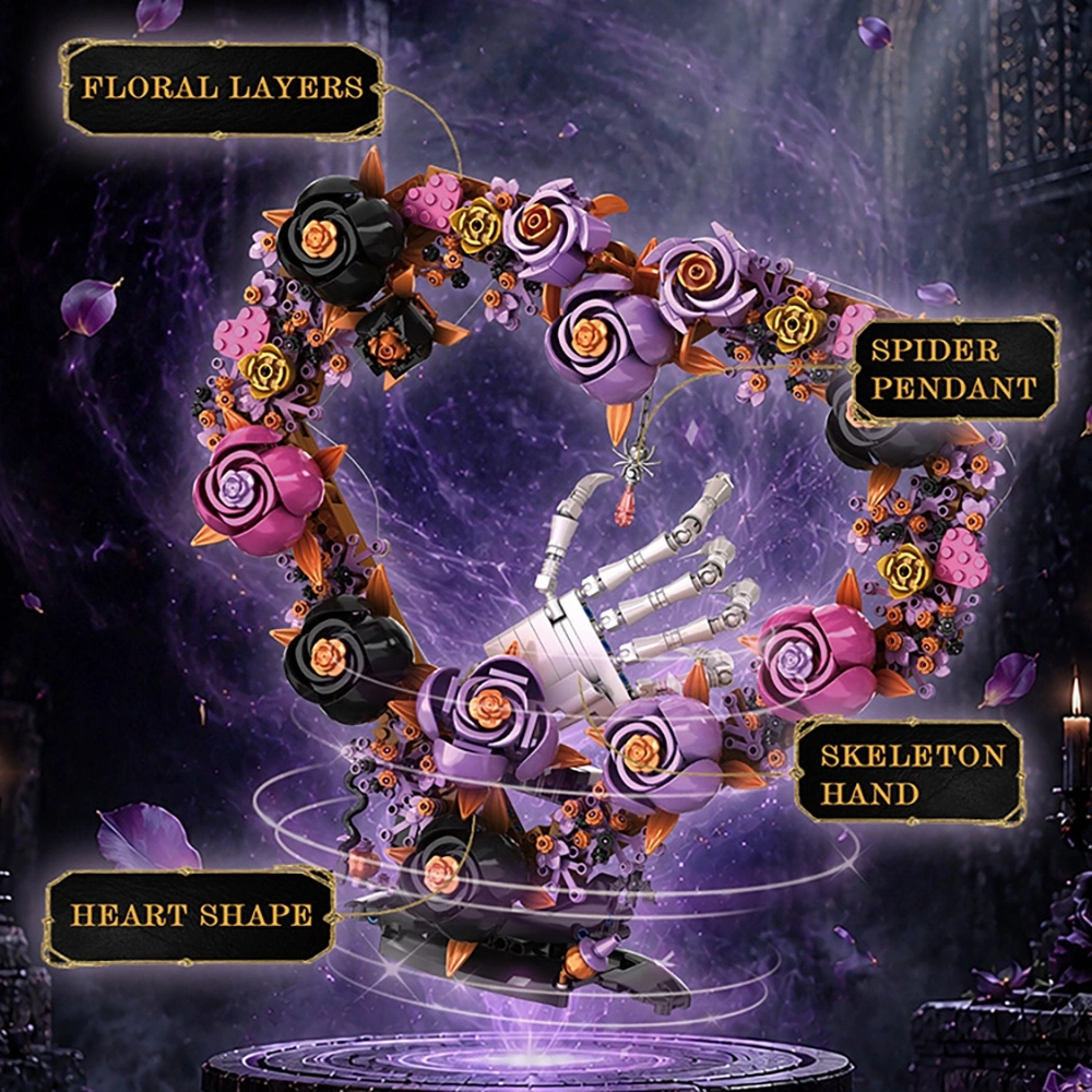 CBOX JD165 Halloween Bloom Heart Halloween