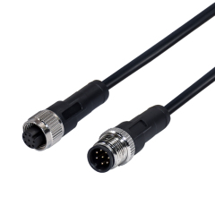 Waterproof m12 connector ip68 m8 m5 m16 m23 3 4 5 8 12 Pin extension cable