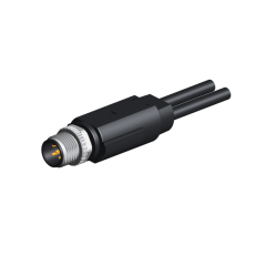 Ip68 sensor m8 m12 y wire connectors waterproof straight metal screw splitter 3 4 5 6 7 8 pin cable
