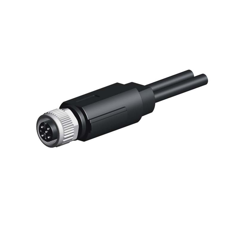 Ip68 sensor m8 m12 y wire connectors waterproof straight metal screw splitter 3 4 5 6 7 8 pin cable