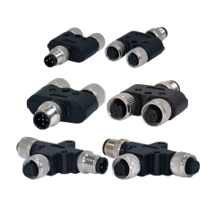 M5 M8 M12 M16 M23 waterproof plug A B D Code male female metal assembly circular connector