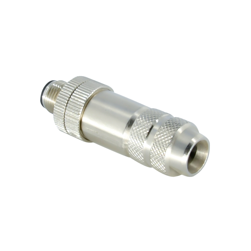 M12 series shielded metal assembly male to female 3 4 5 8 12 17pin plug cable connector