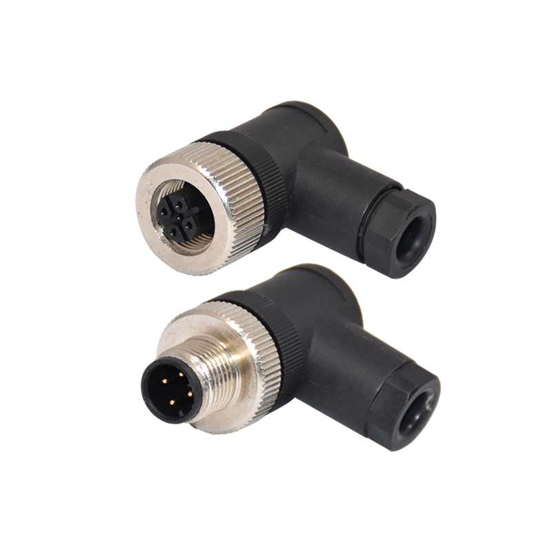 M5 M8 M12 M16 straight right angle male female assembly plastic metal circular connector