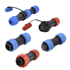 IP67 IP68 SP13 waterproof plastic circular cable connector 2pin 3pin 4pin 5pin 6pin 7pin 9pin for led