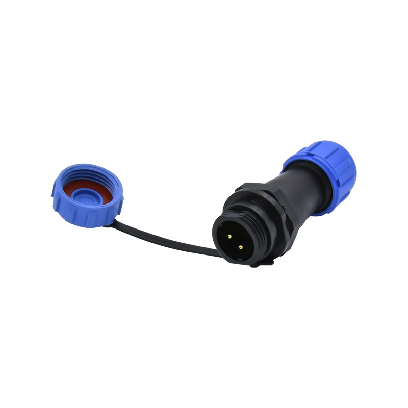 IP68 plastic circular cable connector male female SP11 series SP1110 SP1111 SP1112 2 3 4 5 pins threaded wire
