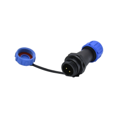 IP68 plastic circular cable connector male female SP11 series SP1110 SP1111 SP1112 2 3 4 5 pins threaded wire