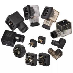 Solenoid valve DIN43650 hydraulic parts DC 24V AC 220V with LED valve coil hydraulic valve solenoid