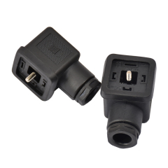 DIN43650 A/B/C Type Waterproof Molded assembly Cable Central Screw Solenoid Valve Connector
