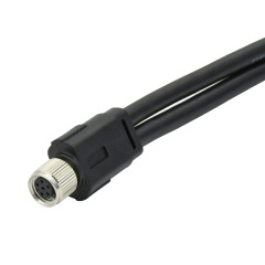 m8 m12 y splitter 1 to 2 ip68 straight male female waterproof sensor 3 4 5 6 8 pin molding type cable