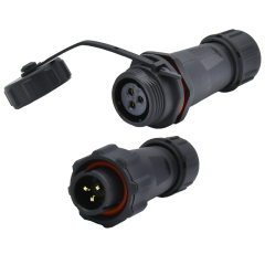 IP68 Waterproof Black Color Sp21 Sp29 Plug Power Connector