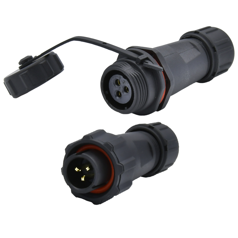 IP68 Waterproof Black Color Sp21 Sp29 Plug Power Connector