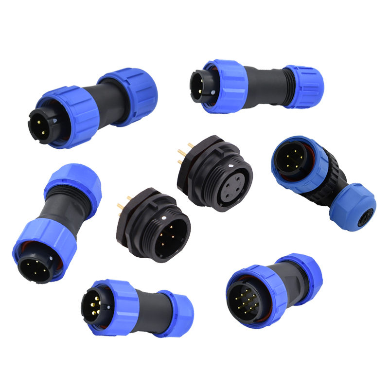 Sp10 11 13 17 21 29 2pin 3pin 4pin IP68 Waterproof Plug Cable for Outdoor LED Light