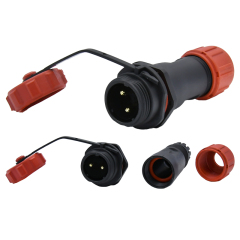 Sp13 2pin 6pin Red Color Industrial Soldering Wire Cable Connector