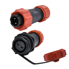 Sp13 2pin 6pin Red Color Industrial Soldering Wire Cable Connector