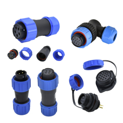 Sp10 11 13 17 21 29 2pin 3pin 4pin IP68 Waterproof Plug Cable for Outdoor LED Light