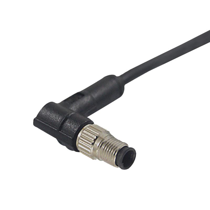 M5 4 Pin Molding PUR PVC IP68 Cable