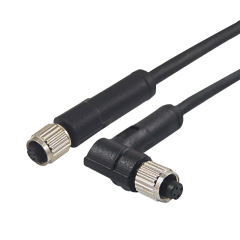 M5 4 Pin Molding PUR PVC IP68 Cable