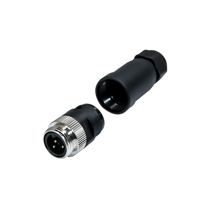 IP67 Waterproof 7/8 Screw Plastic Plug Field Assembly Connector