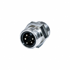 7/8 Panel Mount solder type Industrial 4 5-Core Pin Round Connector