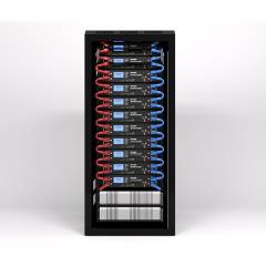 कैबिनेट में बेस और सोलर स्टेशन पावर स्टोरेज 2यू पूरा सेट