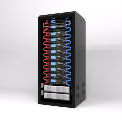 कैबिनेट में बेस और सोलर स्टेशन पावर स्टोरेज 2यू पूरा सेट