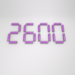 18650 2600mAh रिचार्जेबल लिथियम आयन बैटरी NCM