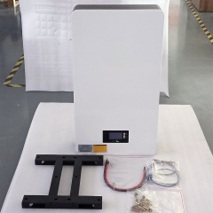 परिवार के लिए बड़ी क्षमता 200ah 4.8KWH 10KWH पावर वॉल माउंटेड सोलर सिस्टम लिथियम आयन बैटरी