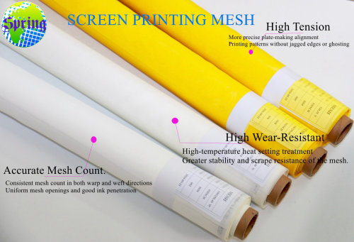 Plain weave 100% monofilament nylon bolting cloth screen printing mesh