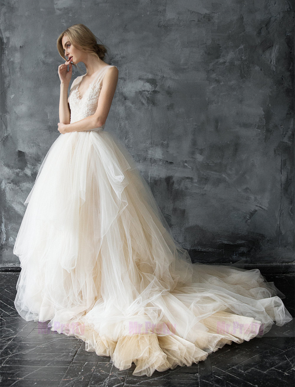 champagne iovry long train skirt champagne iovry long train skirt