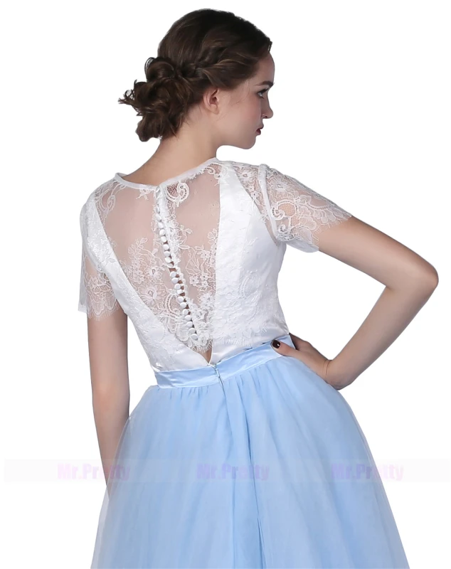 Ivory Lace 2 Pieces Wedding Top