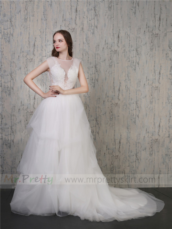 ivory Tulle Wedding Skirt Bridal Skirt