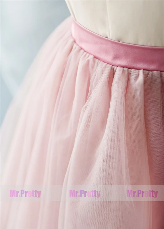 Mauve Short  Skirt Party Bridesmaid Skirts/Kids Skirt