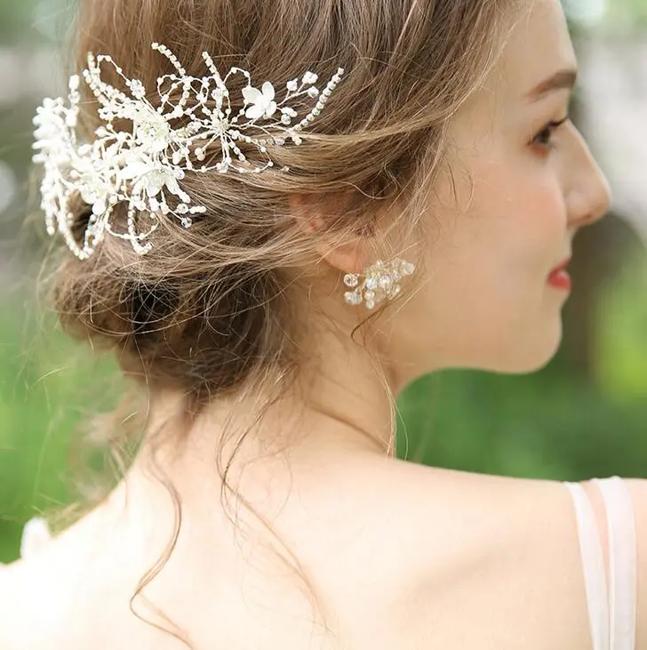 Ivory Beads Bridal Hairband Bridal Headband