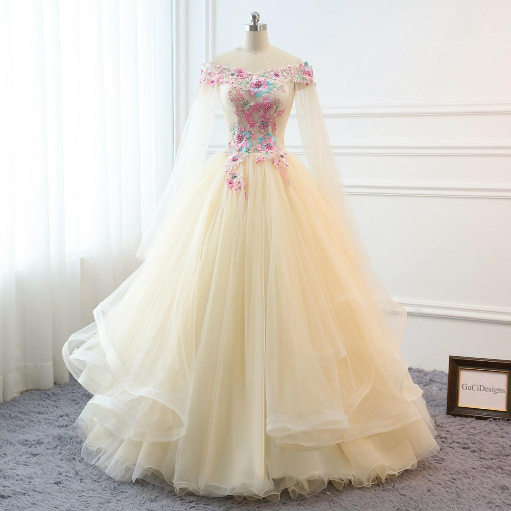 pastel yellow tulle