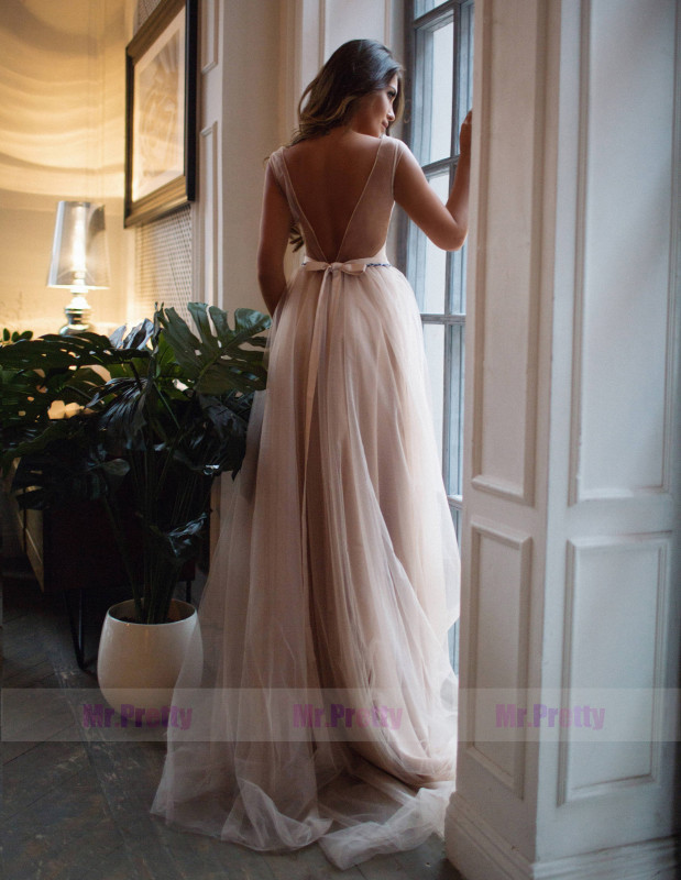 Ivory Sexy Prom Dress Bridesmaid Dress Sexy Prom Dress