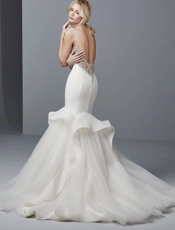 Ivory Mermaid Wedding Dress