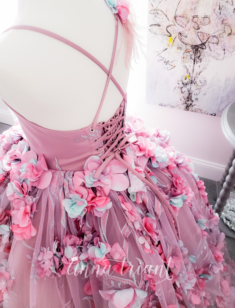 Organza Full Length Pageant Girls Party Dress Flower Girl Dress