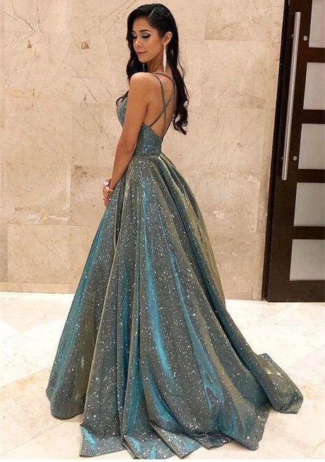 Sequin Short Train Prom Dress