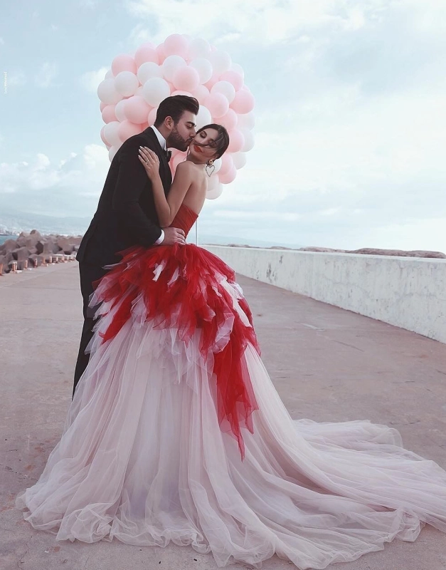 burnt orange wedding guest dress Trumpet/Mermaid Cut-Out One Shoulder Prom with Split Pink Two Pieces Thigh-high COLOR:Pink Ombre A stunning off shoulder F/24