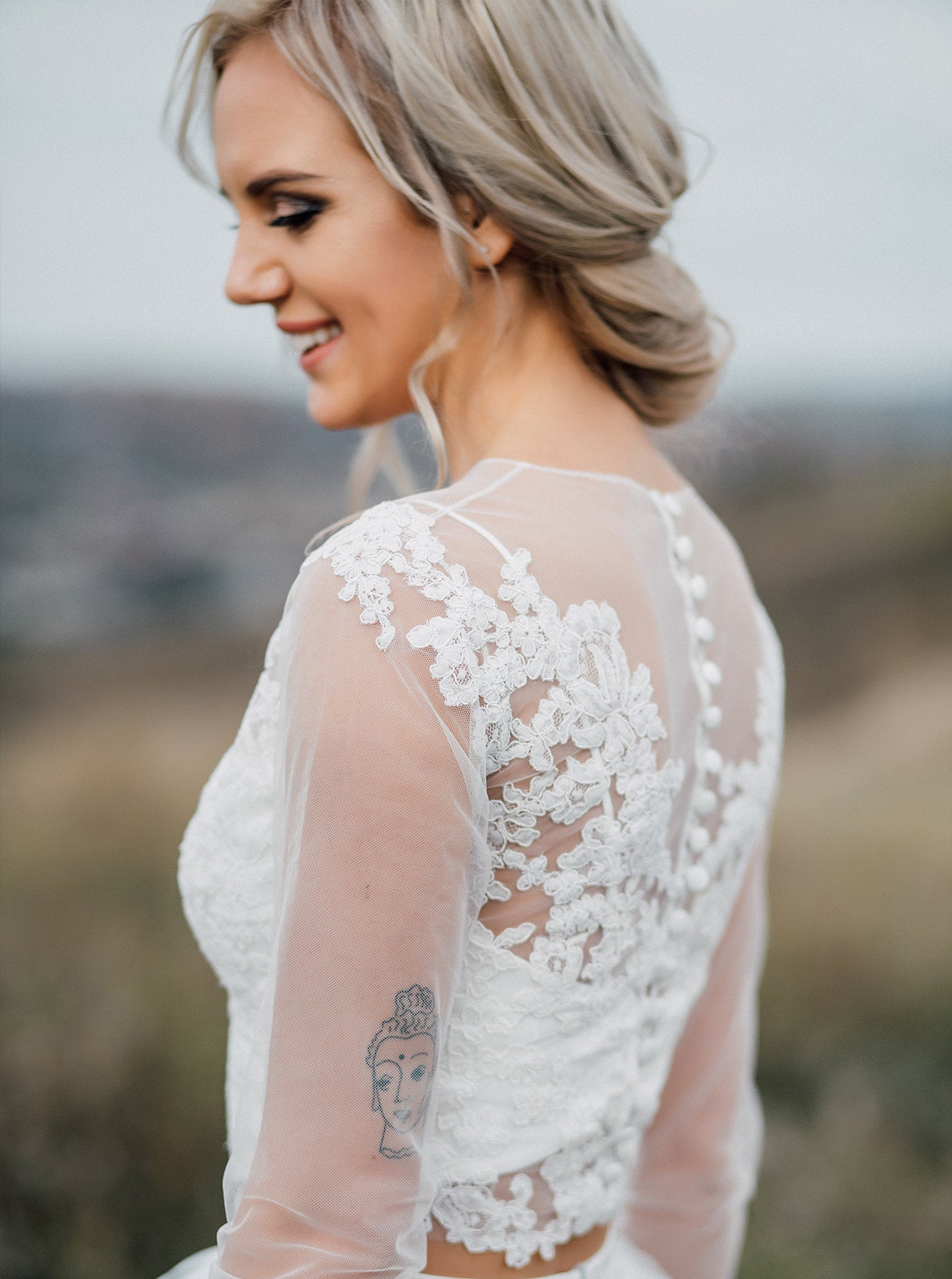 Ivory Lace Lace Wedding Top Women Top
